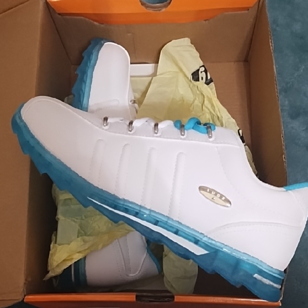 Lugz White and Blue Athletic Shoes